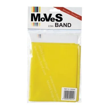Vastupidavuslint MoVeS Band, 2.5 m, kollane