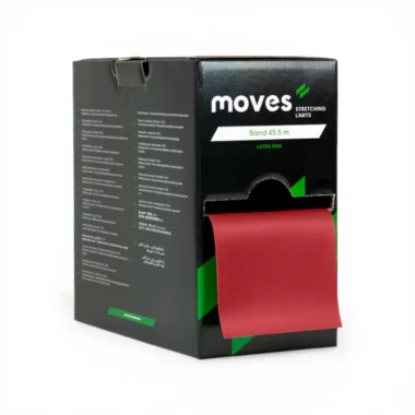 Pasipriešinimo juosta MoVeS Band be latekso 45,5 m, raudona