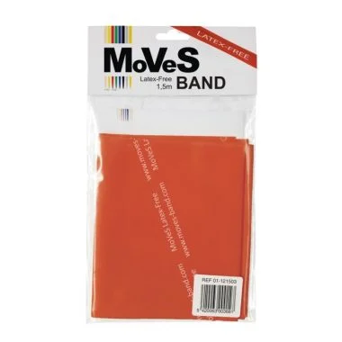 Resistance band MoVeS Band latex-free, 1.5 m, red