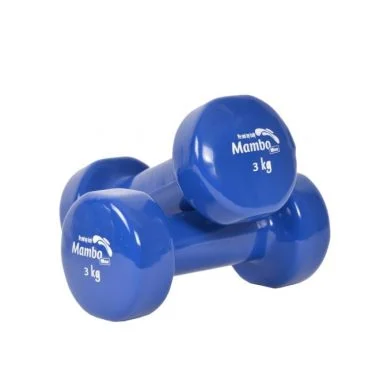 Vinyl dumbbells Mambo Max Dumbbell. 3 kg