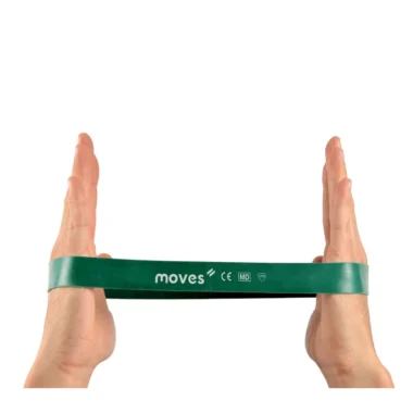 Elastinė juosta – kilpa Moves Loop, 30 x 2,5 cm,  žalia
