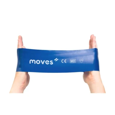 Elastinė juosta kilpa Moves Wide Loop, 30 x 7,5 cm, mėlyna