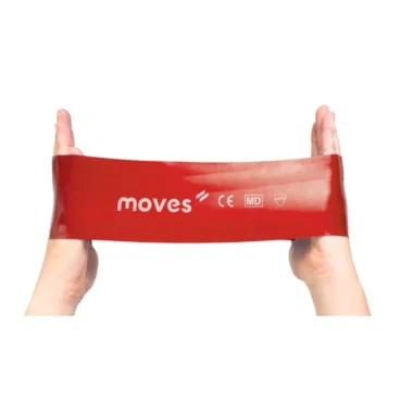 Elastinė juosta kilpa Moves Wide Loop, 30 x 7,5 cm, raudona