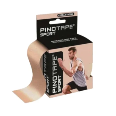 Kineziologinis teipas PINO TAPE Sport, 5 cm x 5 m, kūno spalvos