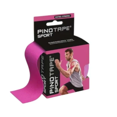 Kineziologinis teipas PINO TAPE Sport, 5 cm x 5 m, rožinis