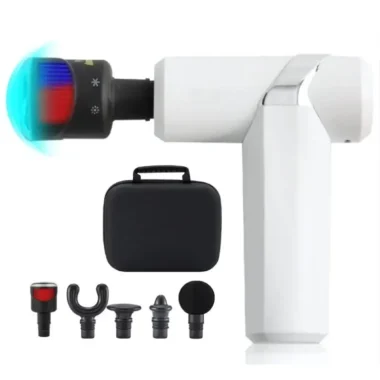 Masažo pistoletas su šildymo ir šaldymo funkcija