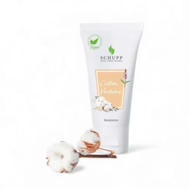 Kūno losjonas SCHUPP, medvilnės-verbenos, 200 ml