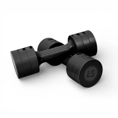Reguliuojamų hantelių rinkinys 1–2,5 kg, juodas