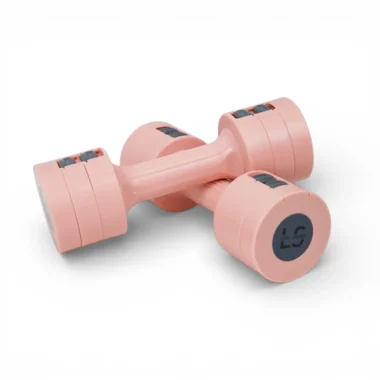 Reguliuojamų hantelių rinkinys 1–2,5 kg, rožinis