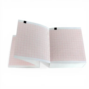EKG popierius Schiller aparatams 80 × 70 mm, 315 lapų