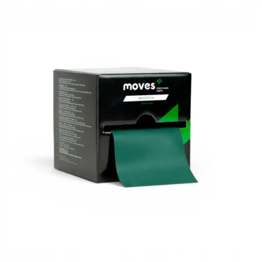 Pasipriešinimo juosta Moves Band, 22.5 m, žalia