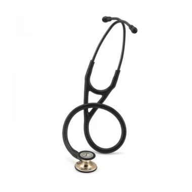 Stetoskopas Littmann Cardiology IV, juodas su šampano spalvos galvute